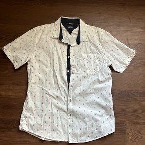 Mens Casual Button Down Shirt